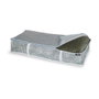 Domo Pack Living Boîte de rangement pour couvertures XL Bon Ton 95 x 45 x 18 cm Transparent Polypropylène
