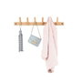Domo Pack Living Portemanteau en bambou 2 en 1 vertical ou horizontal 26 x 7 x 76 cm - 75 x 12 x 12 cm