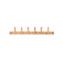 Domo Pack Living Portemanteau en bambou 2 en 1 vertical ou horizontal 26 x 7 x 76 cm - 75 x 12 x 12 cm