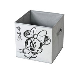 Domo Pack Living Cubo Minnie 32 x 32 x 32 cm Gris Clair Tissu