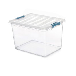 Domopak Living Katla Boîte de rangement transparente 20 L