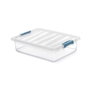 Domo Pack Living Boîte de rangement Katla transparente 39 x 29 x 10,5 cm 8 L
