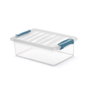 Domo Pack Living Boîte de rangement Katla transparente 4 L 29 x 19 x 10,5 cm Plastique