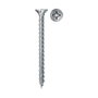 Fischer FPF II CZF 4,0x30 BC 670195 Boîte de 200 vis à bois, tête fraisée, filetage total, empreinte Pozidrive, zingué