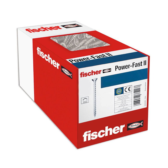 Fischer 670403 Boîte de 200 vis à bois FPF II CZF 5,0x50 BC tête fraisée Pozi Fischer 670403 Boîte de 200 vis à bois FPF II CZF 5,0x50 BC tête fraisée Pozi