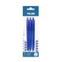 Milan Stylo à bille bleu Pi Touch Lot de 3 Rechargeable Pointe 1mm PVC Écriture 1200m