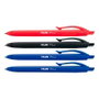 Milán Kit de 4 stylos P1 Touch assortis (2 bleu, 1 noir, 1 rouge) de 1 mm