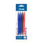 Milán Kit de 4 stylos P1 Touch assortis (2 bleu, 1 noir, 1 rouge) de 1 mm