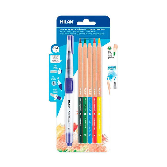 Crayons de couleur Milan Aquarelles Multicouleur Crayons de couleur Milan Aquarelles Multicouleur