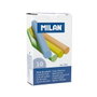 Milán Blister de tizas blanches et de couleurs (20 unités)