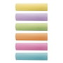 Milan Lot de 6 craies de couleur maxi anti-poussière Ø 2,5 x 10 cm pour école