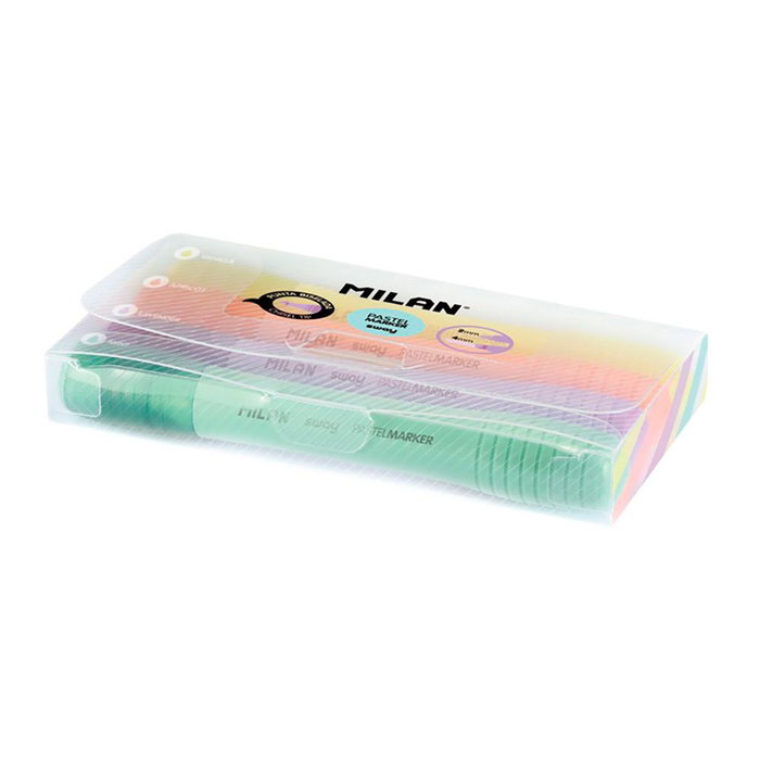 Milan Ensemble de Marqueurs Fluorescents Sway Multicouleur Gâteau 4 Pièces