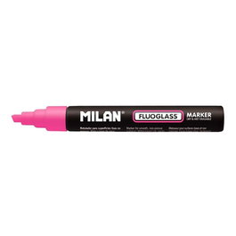 Milán Marqueur Fluoglass rose à pointe biseautée 2 - 4 mm