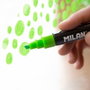 Milán Fluoglass Marqueur Effaçable Vert 2-4 mm