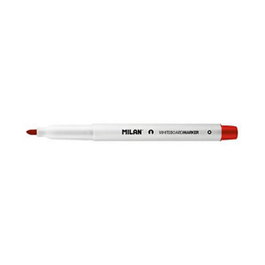 Milán Marqueur pour tableau blanc rouge, pointe ronde 3,7 mm, boîte de 12 unités