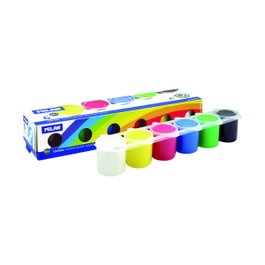 Milán Estuche témperas de colores - 6 couleurs de 25 ml