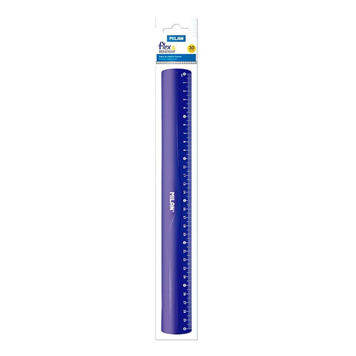 Milán Règle Flex & Resistant 30 cm bleu Milán Règle Flex & Resistant 30 cm bleu