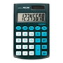 Milan Calculatrice de poche noire 8 chiffres avec étui, blister - 9,7 x 6,2 x 0,8 cm