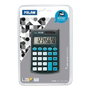 Milan Calculatrice de poche noire 8 chiffres avec étui, blister - 9,7 x 6,2 x 0,8 cm