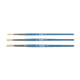 Milán Kit de 3 pinceaux scolaires série 511 n° 6, 8 et 10
