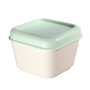 Milan Récipient alimentaire carré avec couvercle vert 0,33 L micro-ondes congélateur lave-vaisselle BPA free 12x10x7 cm