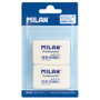 Milán Soft 412 Professional, blister de 2 gommes