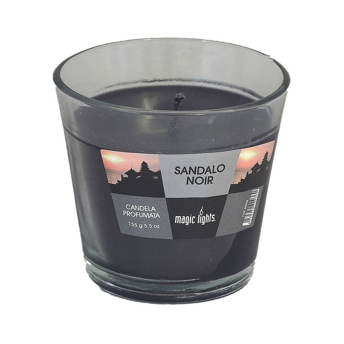 Magic Lights Bougie parfumée au sándalo en verre de cristal 150g Magic Lights Bougie parfumée au sándalo en verre de cristal 150g