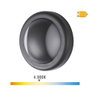 Edm Applique LED ronde noire 6 W 250 lm 4000 K
