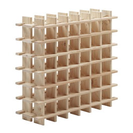 Astigarraga Botellero évolutif en pin massif pour 36 bouteilles 75 x 22 x 75 cm