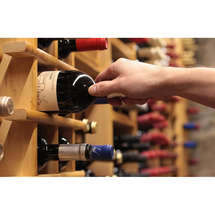 Astigarraga Botellero évolutif en pin massif pour 36 bouteilles 75 x 22 x 75 cm
