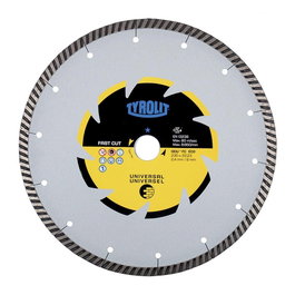 Tyrolit 609302 Disque diamanté Turbo C3R Ø230 x 2,4 x 22,23 mm pour matériaux de construction