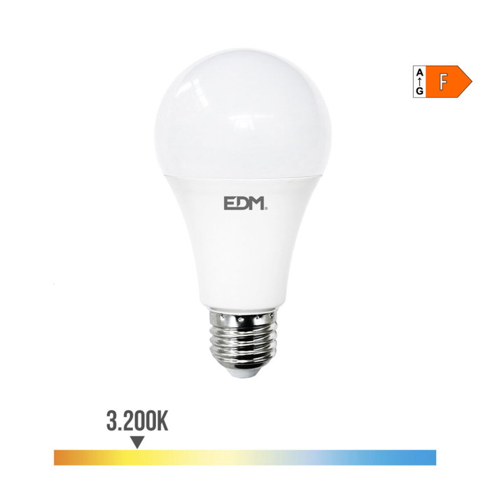 Lampe LED EDM 98720 F 24 W 200 W E27 2700 lm Ø 7 x 13,6 cm (3200 K)