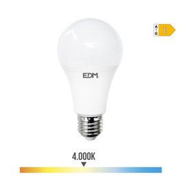 Edm Ampoule LED Standard E27 24W 2700lm 4000K Lumière du Jour Ø7 x 13.6cm - Non Dimmable