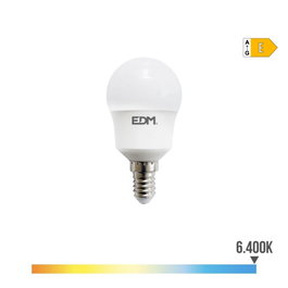 Edm Ampoule LED sphérique E14 8,5 W 1000 lm Lumière froide