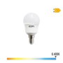 Edm E14 1313 Ampoule LED Sphérique 8.5W 1000lm 6400K Lumière Froide Ø4.5 x 8.8cm