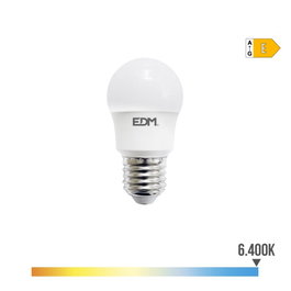 Edm Ampoule LED sphérique E27 8,5 W 1000 lm 6400 K lumière froide