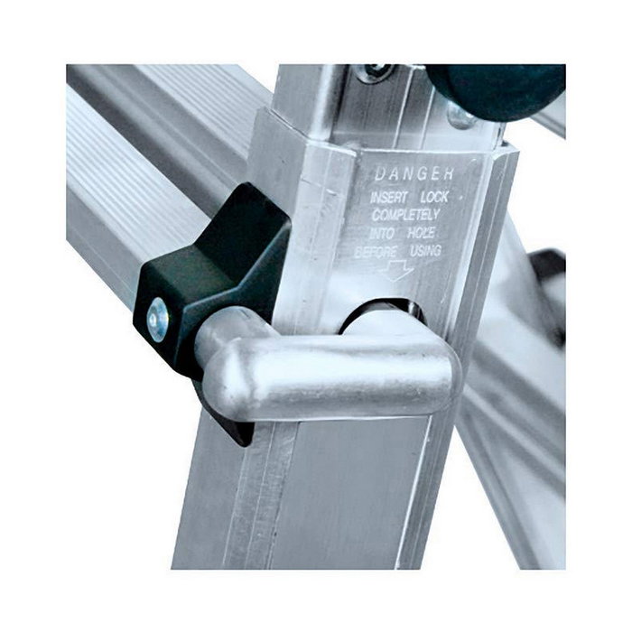 Echelle pliante EDM 75094 Aluminium Multicouleur