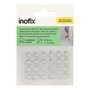 Inofix Gots autoadhésives protectrices antidérapantes Ø8mm 24 pièces blister