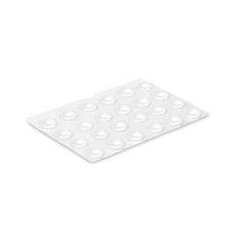 Inofix Gots autoadhésives protectrices antidérapantes Ø8mm 24 pièces blister