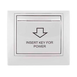 Solera Interrupteur de carte série Europa ERP01TU blanc