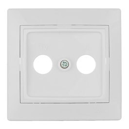 Solera Tapa para radio y tv universal serie europa erp47tlvu blanc