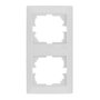 Solera Cadre vertical pour 2 éléments blanc 81x154x10mm série Europa