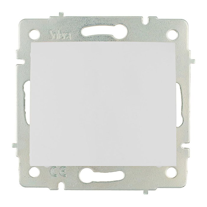 Solera Tapa ciega d'encastrement blanche Europa Solera ERP75 83x81mm Solera Tapa ciega d'encastrement blanche Europa Solera ERP75 83x81mm