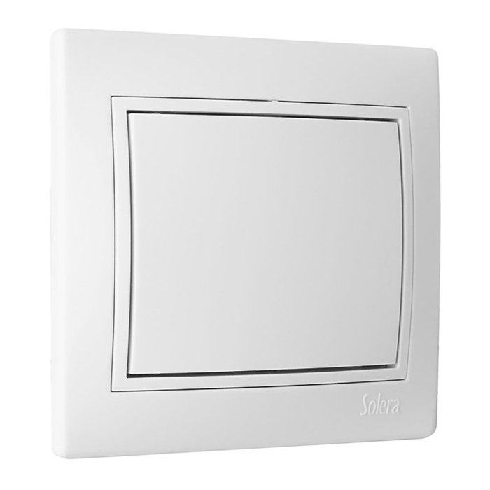 Solera Tapa ciega d'encastrement blanche série Europa Solera ERP75U Solera Tapa ciega d'encastrement blanche série Europa Solera ERP75U