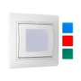 Lampe d'escalier au sol blanc