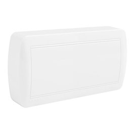 Solera MUR64U Registre de jonction double 148x72x28mm blanc Superficie murale