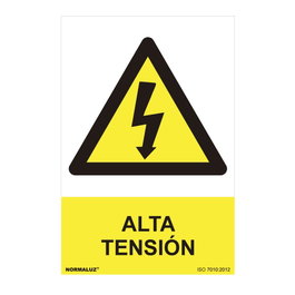 Normaluz Panneau de danger haute tension 30x40cm