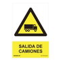 Normaluz Panneau de danger sortie de camions 30x40cm