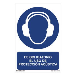 Normaluz Panneau d'obligation de protection acoustique 30x40cm en PVC