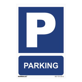 Normaluz Panneau de parking 30x40 cm en PVC